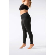 Load image into Gallery viewer, Ghost Flower Earth Leggings - Black
