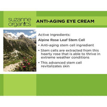 Load image into Gallery viewer, SUZANNE Organics Anti‐Aging Eye Cream
