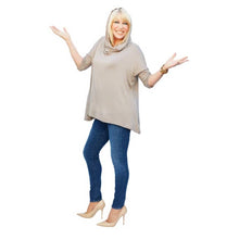 Load image into Gallery viewer, Suzanne Somers' 3Way Poncho - Mocha
