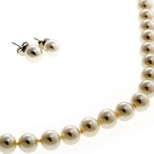 Load image into Gallery viewer, White Mallorca Pearls Necklace &amp; Earrings Set
